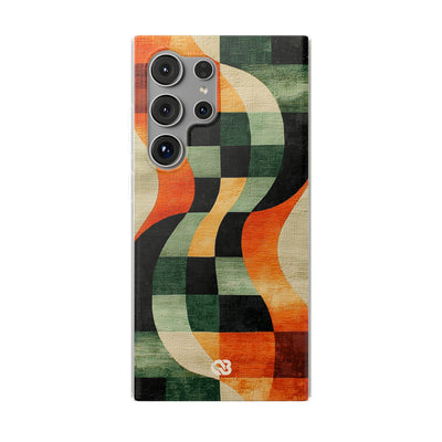 Burnt Orange Curve · Soft Handyhülle für Samsung