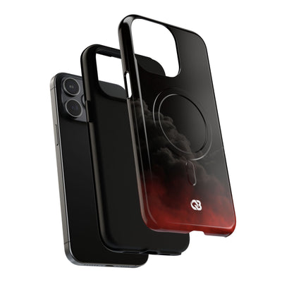 Crimson Fog Void · Tough 2.0 Magnetic Phone Case for iPhone · Black