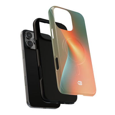 Radiant Contour · Tough 2.0 Magnetic Phone Case for iPhone · Orange