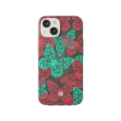 Electric Papillon · Lite Phone Case for iPhone ·  Pink