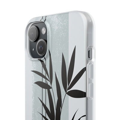 Grey Lite Phone Case for iPhone - Sage Bamboo Noir