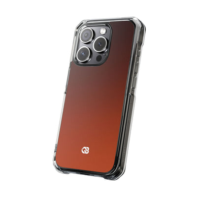 Orange Impact MagSafe Phone Case for iPhone - Obsidian Ember Fade