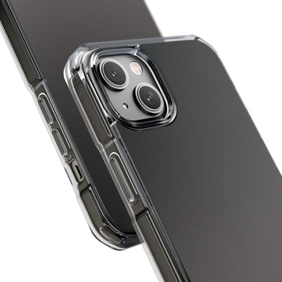Obsidian Fade · Clear Impact Magnetic Phone Case for iPhone ·  Black
