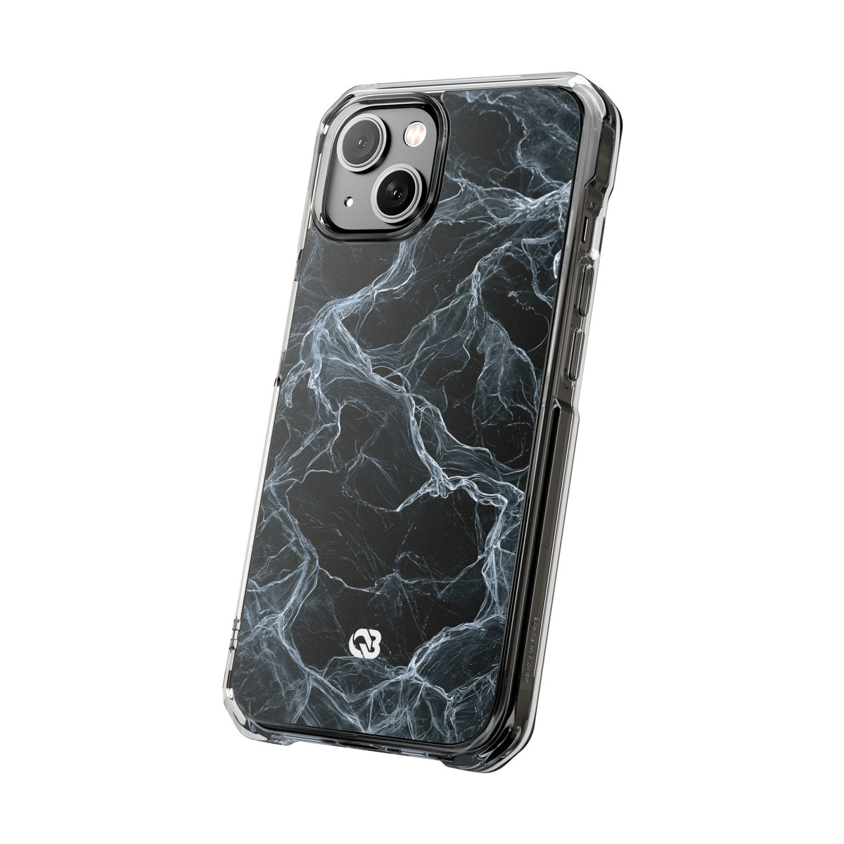 Arctic Gossamer · Clear Impact Magnetic Phone Case for iPhone · Black