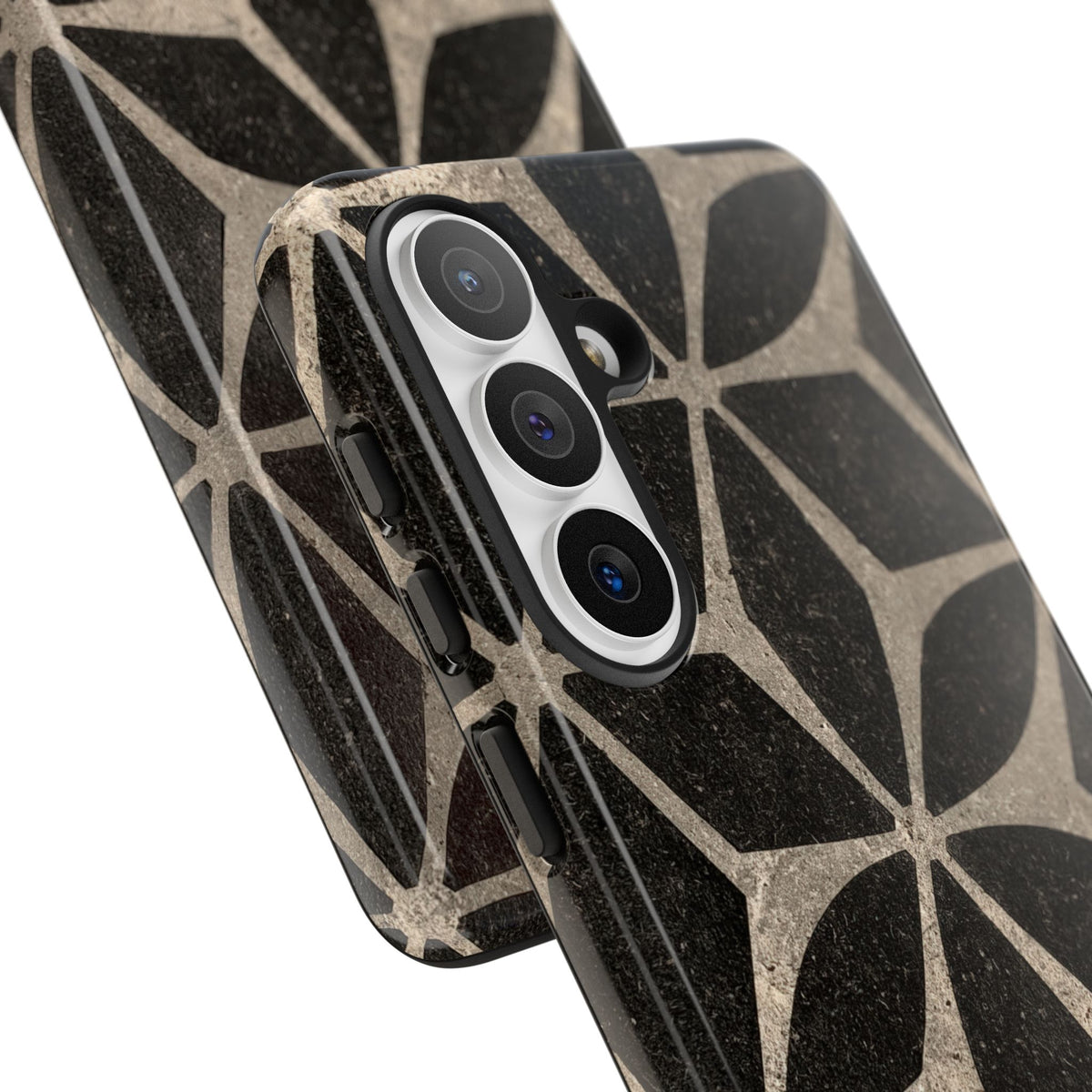 Concrete Mosaic Star · Tough Phone Case for Samsung · Black