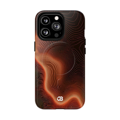 Caldera Ridge · Tough 2.0 Magnetic Phone Case for iPhone · Orange