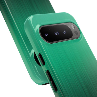Emerald Cascade · Tough Phone Case for Pixel ·  Green