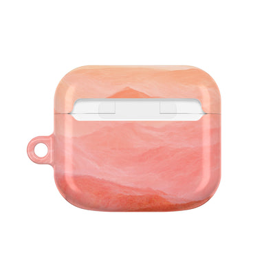 Alpenglow Ridge Vista · Hard Case for AirPods & AirPods Pro · Orange