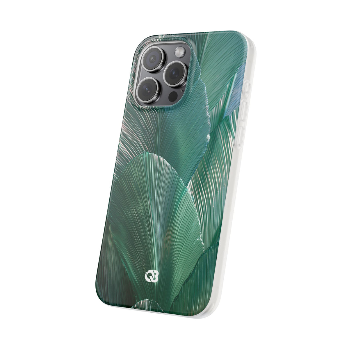 Translucent Fan Palm · Lite Phone Case for iPhone ·  Teal
