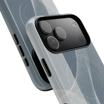 Slate Contour Drift · Tough 2.0 Magnetic Phone Case for iPhone · Grey