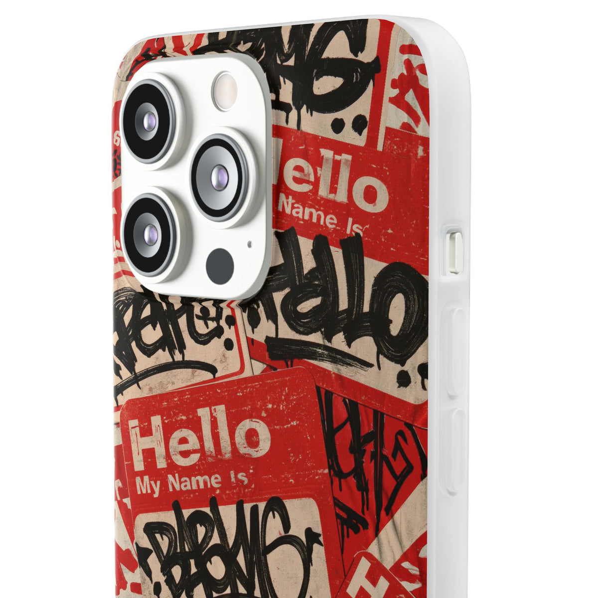 Slap Tag Collage · Lite Phone Case for iPhone ·  Red