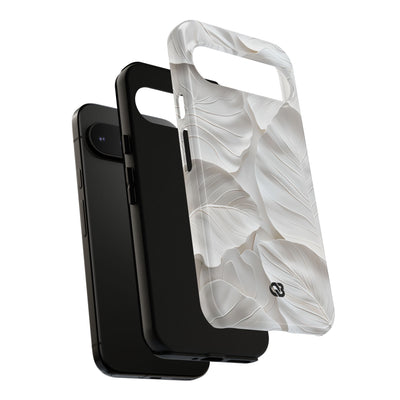 Sculpted Ivory Leaves · Tough Phone Case for Google Pixel