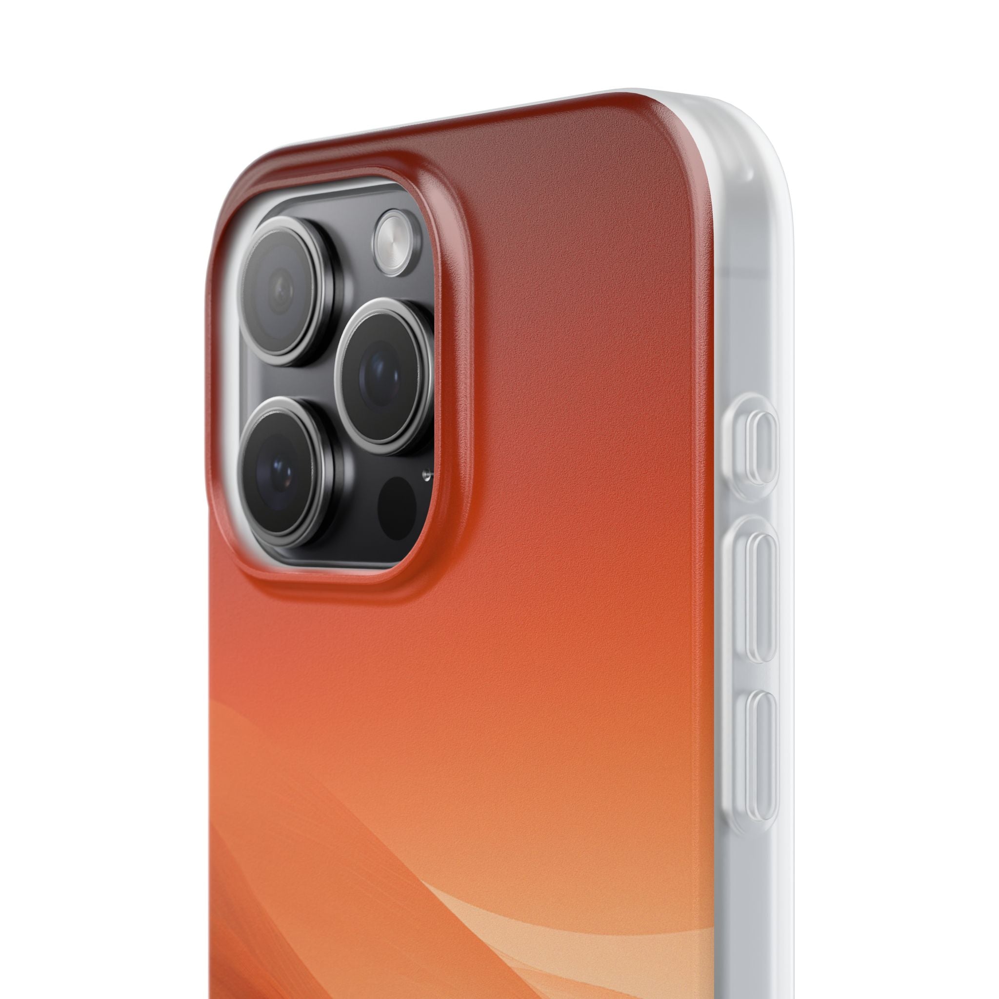 Orange Lite Phone Case for iPhone - Crimson Dune Gradient