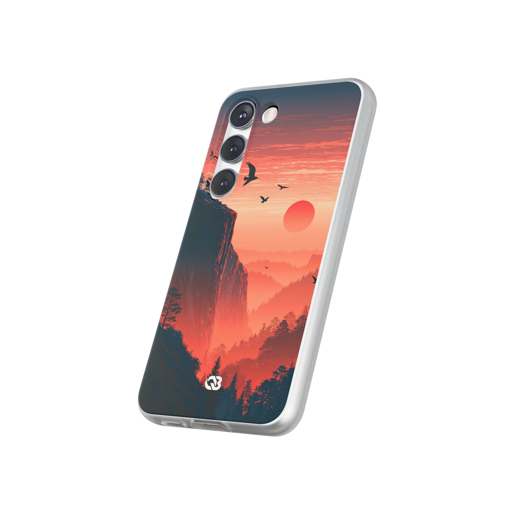 Orange Lite Phone Case for Samsung - Crimson Ridge Flight