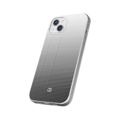 Black Lite Phone Case for iPhone - Obsidian Halftone Flux