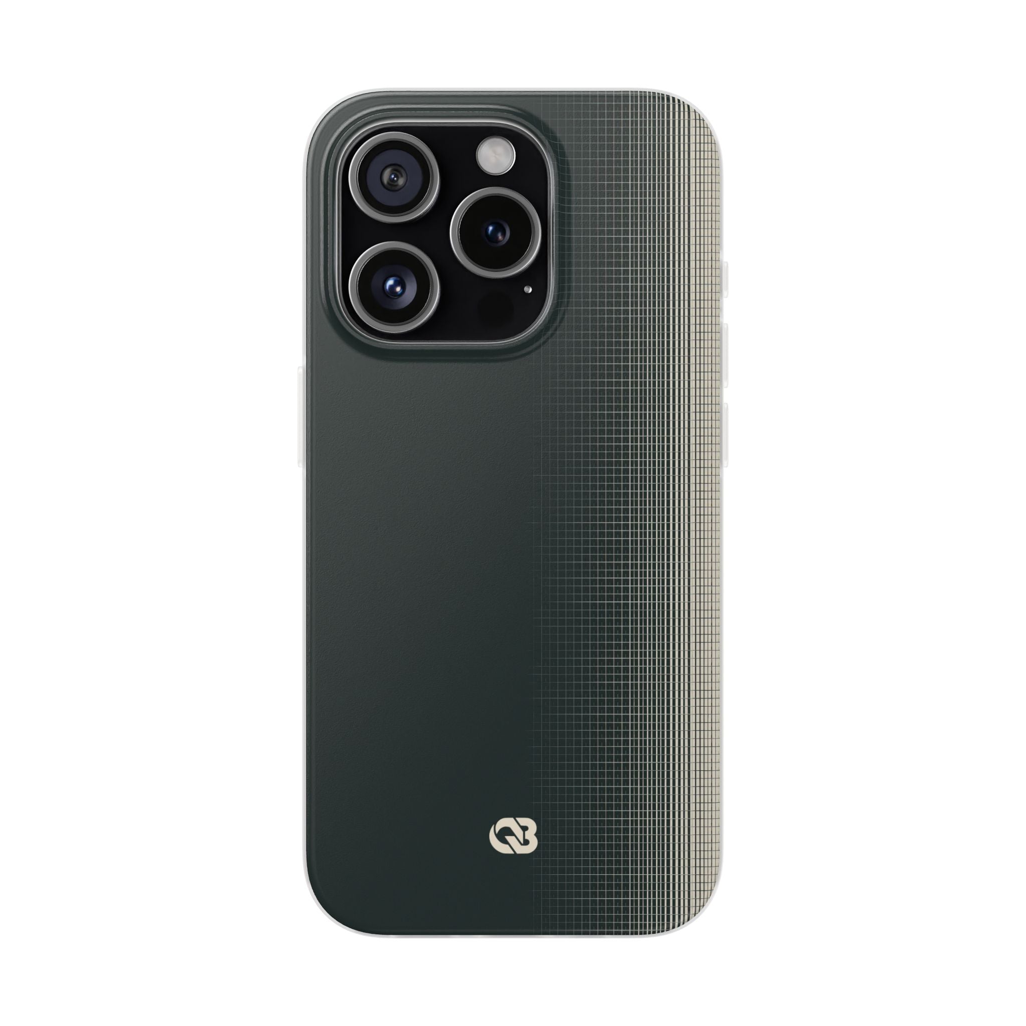 Grey Lite Phone Case for iPhone - Charcoal Tech Grid