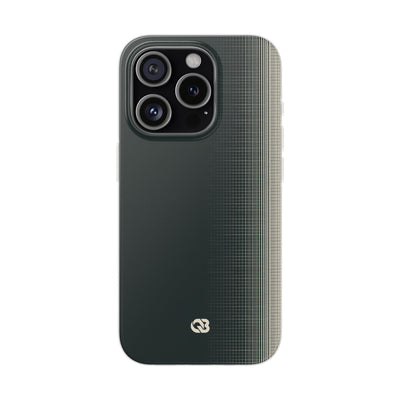Grey Lite Phone Case for iPhone - Charcoal Tech Grid