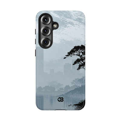 Grey Tough Phone Case for Samsung - Steel Slate Zen