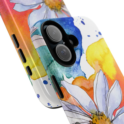 Vivid Bloom Splatter · Tough Handyhülle für iPhone