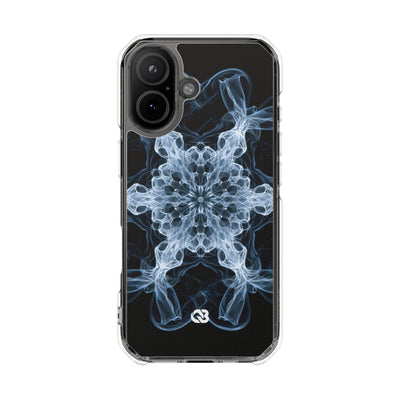 Blue Impact MagSafe Phone Case for iPhone - Glacial Smoke Crown