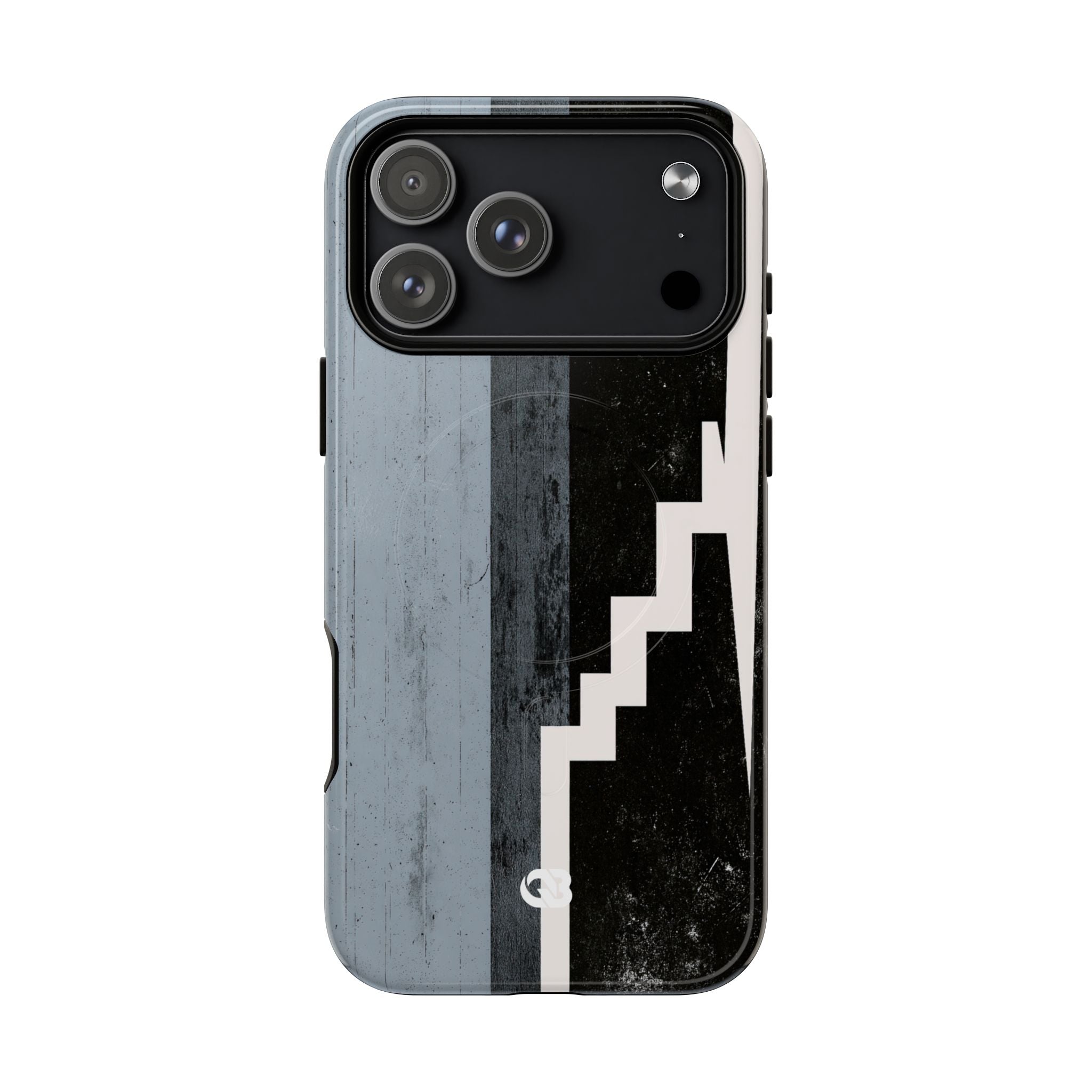 Grey Tough 2.0 Magsafe Phone Case for iPhone - Industrial Concrete Void