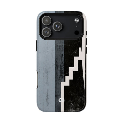 Grey Tough 2.0 Magsafe Phone Case for iPhone - Industrial Concrete Void