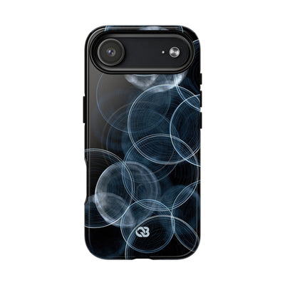 Blue Tough 2.0 Magsafe Phone Case for iPhone - Cyan Pulse Ripple