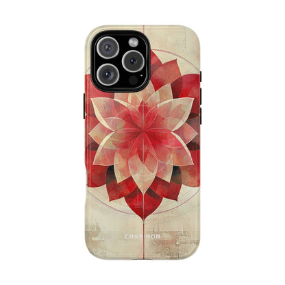 Crimson Bloom iPhone 16 Pro Max Case - Tough+