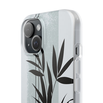 Grey Lite Phone Case for iPhone - Sage Bamboo Noir
