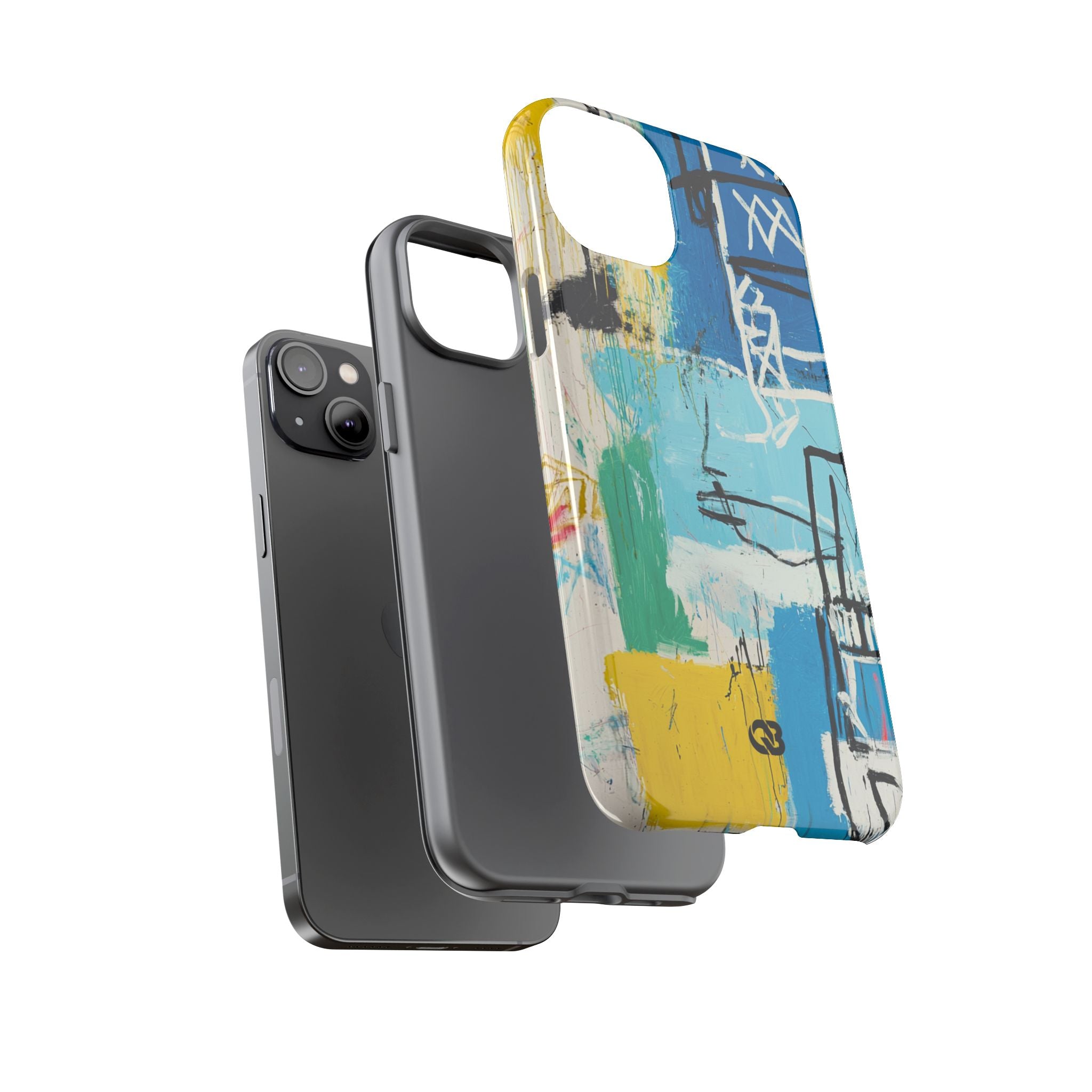 Azure Urban Scribble · Tough Phone Case for iPhone