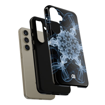 Blue Tough Phone Case for Samsung - Glacial Smoke Crown