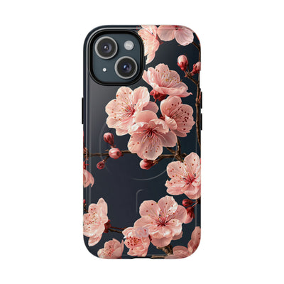 Midnight Sakura Bloom · Tough 2.0 Magnetic Phone Case for iPhone · Pink