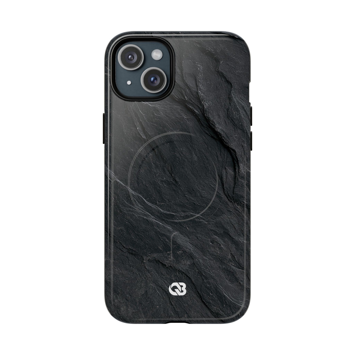 Dark Slate Strata · Tough 2.0 Magnetic Phone Case for iPhone · Black