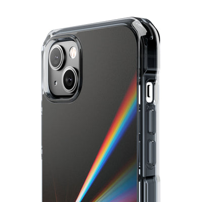 Spectral Refraction · Clear Impact Magnetic Phone Case for iPhone · Black