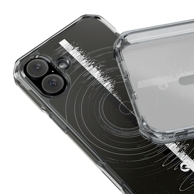 Black Impact MagSafe Phone Case for iPhone - Obsidian Orbital Signal