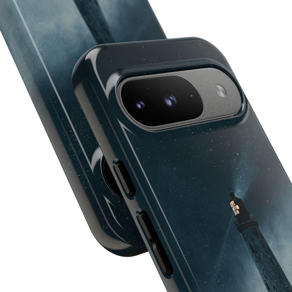 Nordic Coastal Beacon · Tough Phone Case for Pixel ·  Blue