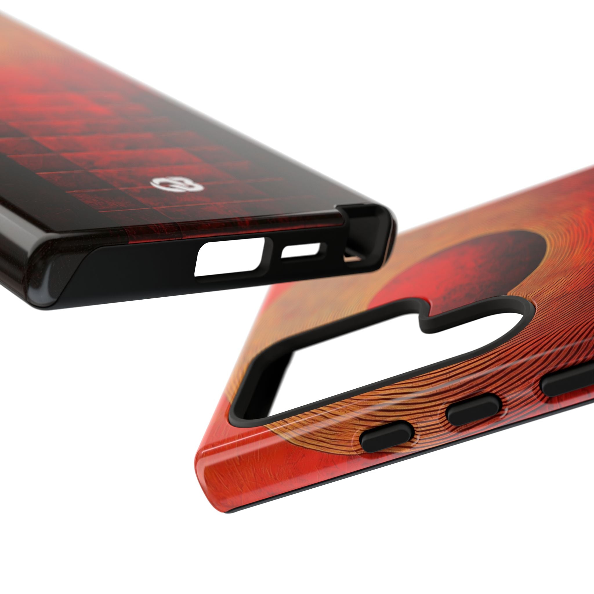 Crimson Solar Halo · Tough Phone Cover for Samsung