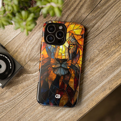 Amber Glass Lion · Tough Phone Case for iPhone