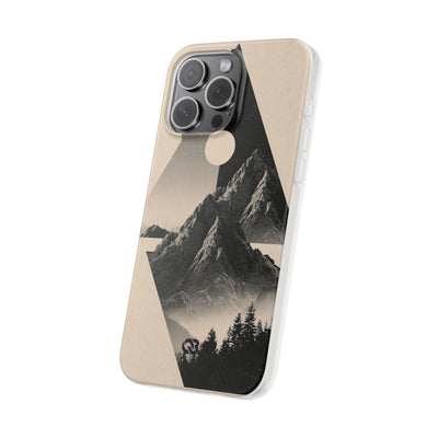 Beige Lite Phone Case for iPhone - Obsidian Summit Parchment