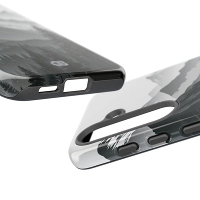 Grey Tough Phone Case for Samsung - Granite Ridge Mist