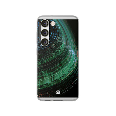 Orbital Data Stream · Lite Phone Case for Samsung · Green