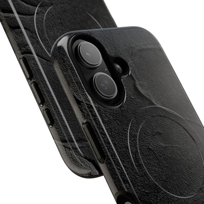 Obsidian Stucco Relief · Tough 2.0 Magnetic Phone Case for iPhone · Black
