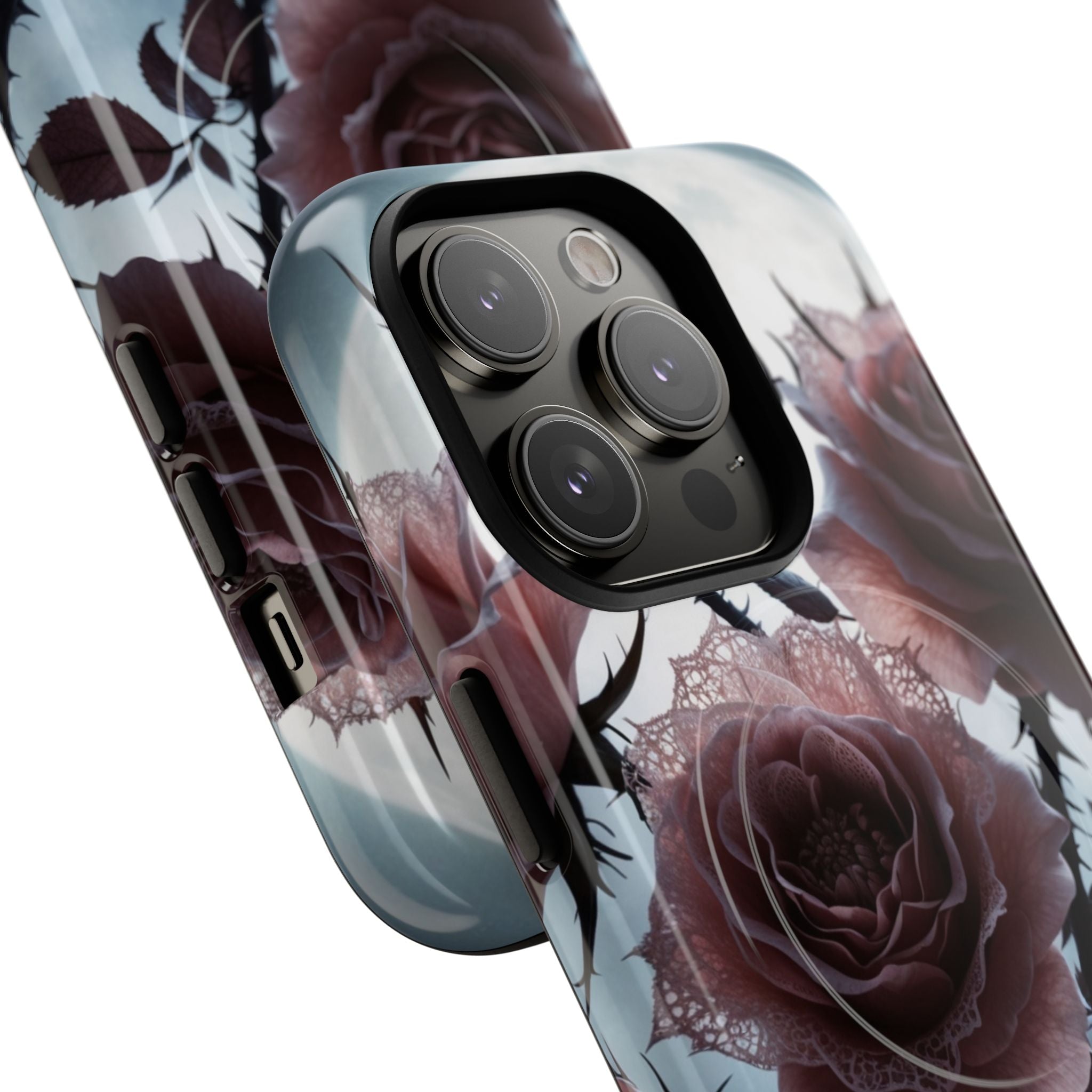 Lunar Lace Petals · Tough+ Handyhülle für iPhone · Magsafe