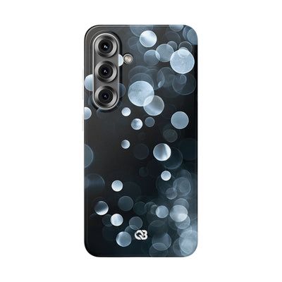 Black Lite Phone Case for Samsung - Silver Orbit Glow