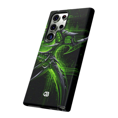 Cyber Sigil Grid · Tough Phone Case for Samsung · Green
