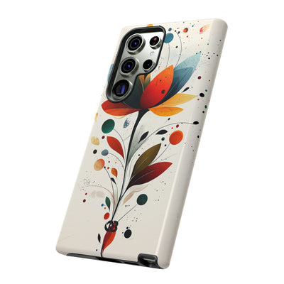 Burnt Petal Abstract · Tough Phone Case for Samsung