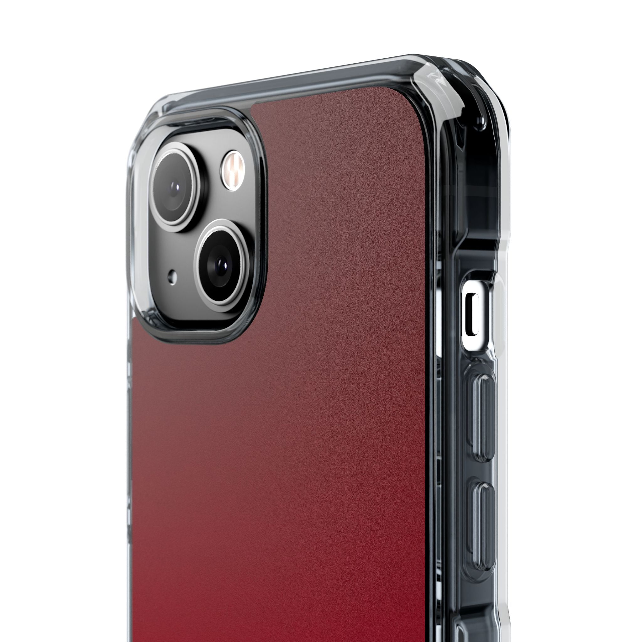 Red Impact MagSafe Phone Case for iPhone - Crimson Velvet Fade