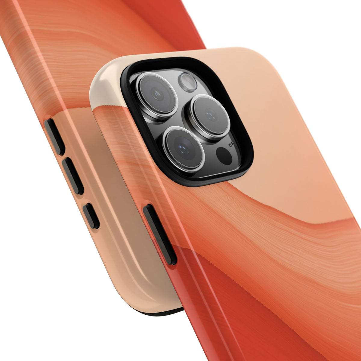 Terracotta Flow · Tough Phone Case for iPhone · Orange