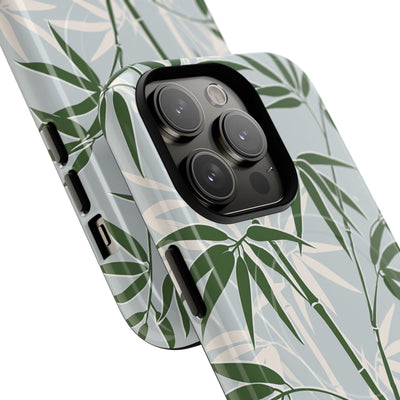 Green Tough 2.0 Magsafe Phone Case for iPhone - Kyoto Bamboo Canopy