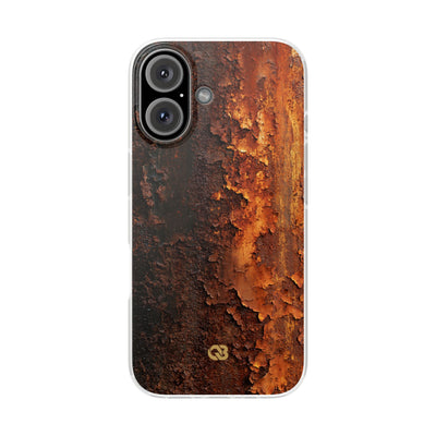 Orange Lite Phone Case for iPhone - Oxidized Iron Crust
